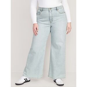 Old Navy Light Wash Wide-Leg Jeans